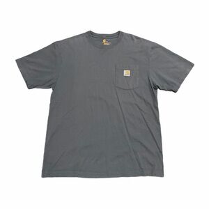 Carhartt Shirt Mens Medium Gray Original Fit Pocket Workwear T-Shirt Casual